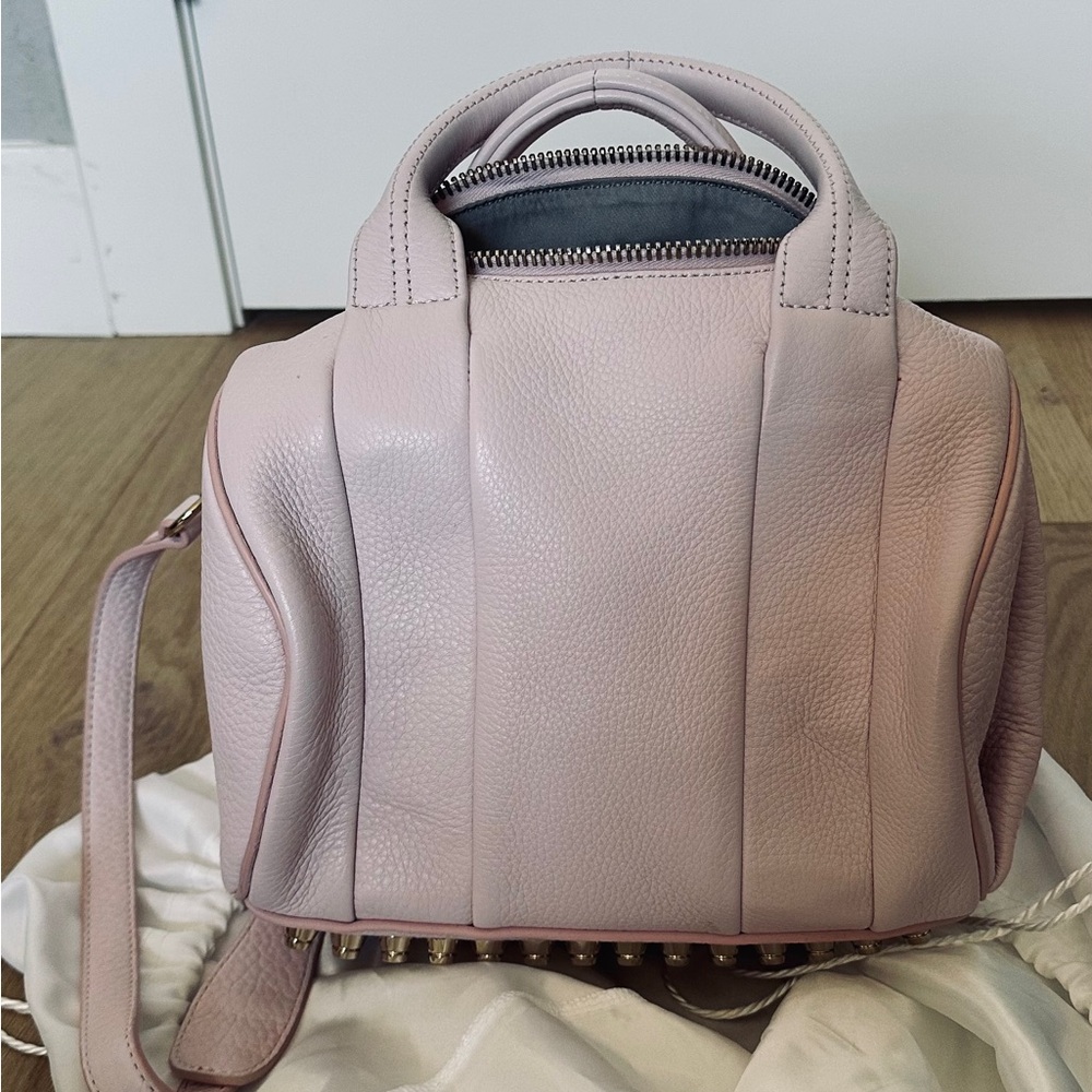 Blush Pink Alexander Wang Rocco Leather Handbag